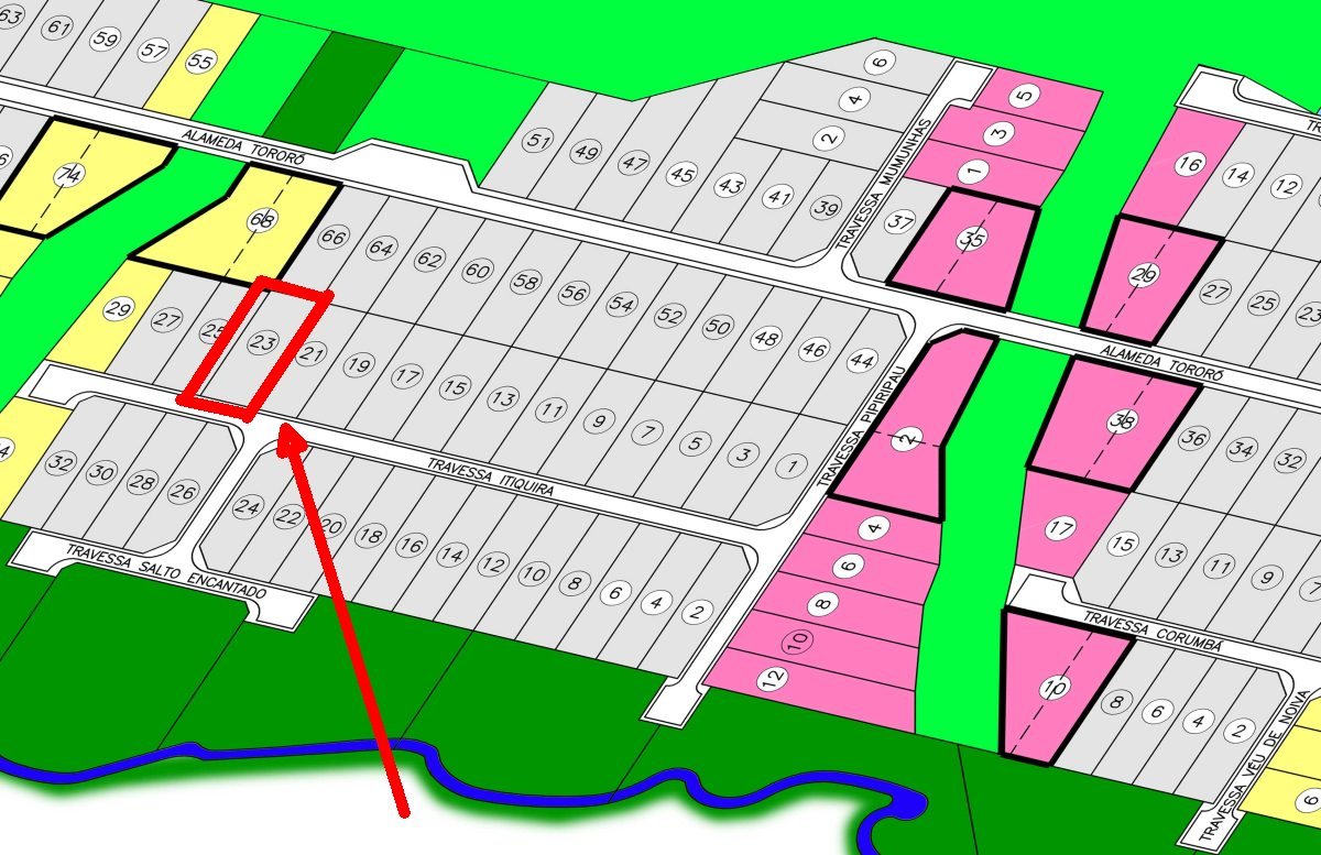 Lote à venda Condomínio Santa Monica DF140 Jardim Botânico Brasília Travessa Itiquira 23