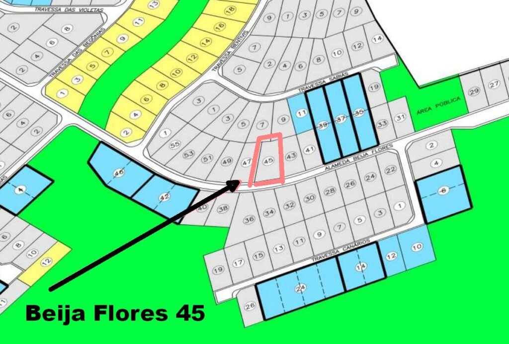 Lote a venda Santa Mônica DF 140, Brasília – Beija flores 45