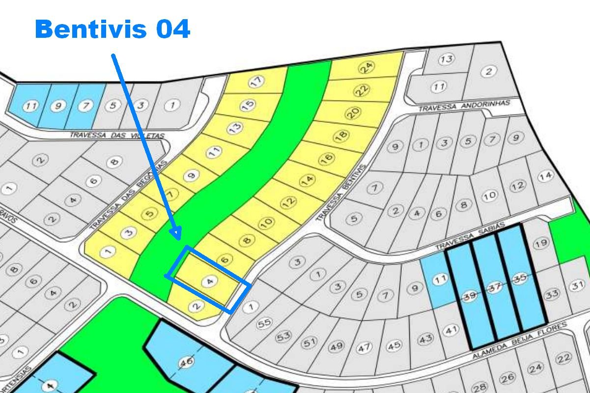 Lote à venda Condomínio Santa Monica DF140 Jardim Botânico Brasília Travessa Bentivis 4