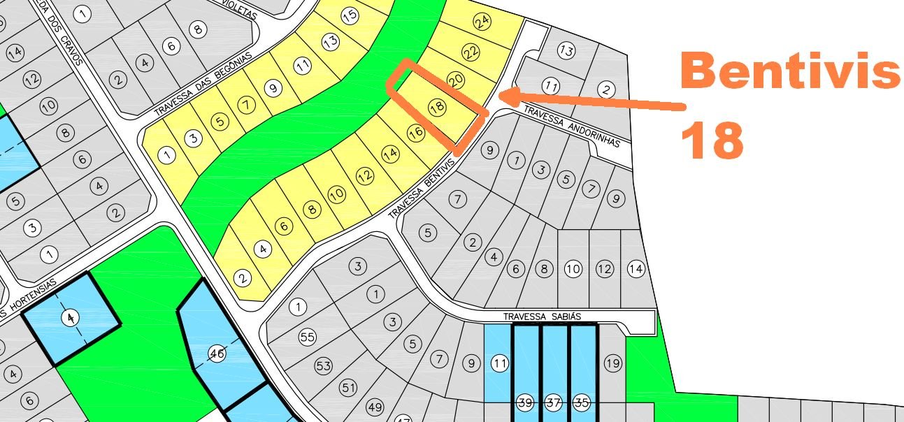 Lote à venda Condomínio Santa Monica DF140 Jardim Botânico Brasília Travessa Bentivis 18