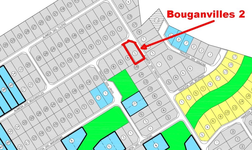 Lote à venda Condomínio Santa Monica DF140 Jardim Botânico Brasília Travessa Bouganvilles 2